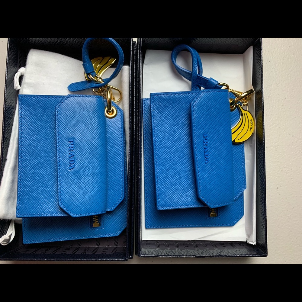 Prada new blue card/coin/accessory case - Picture 15 of 15